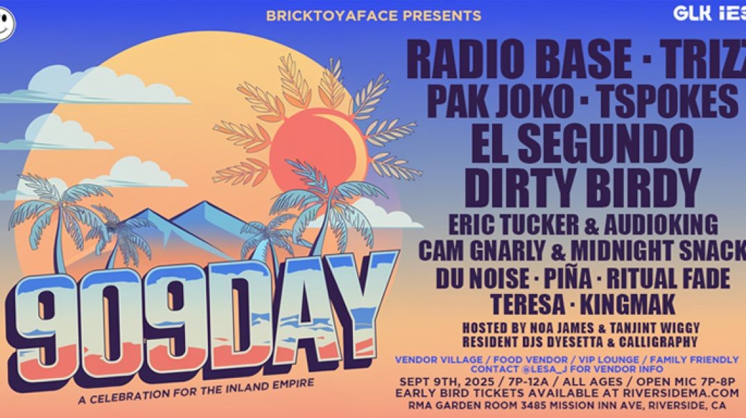 ⁣Don’t Miss 909 Day – Coming Soon to Riverside Municipal Auditorium