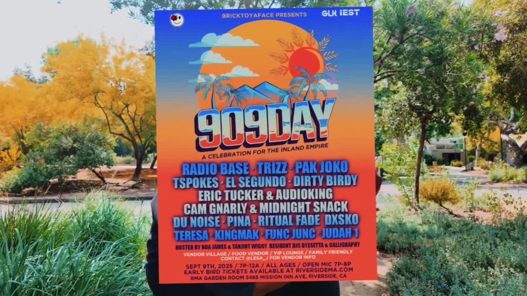 Don’t Miss 909 Day – Coming Soon to Riverside Municipal Auditorium